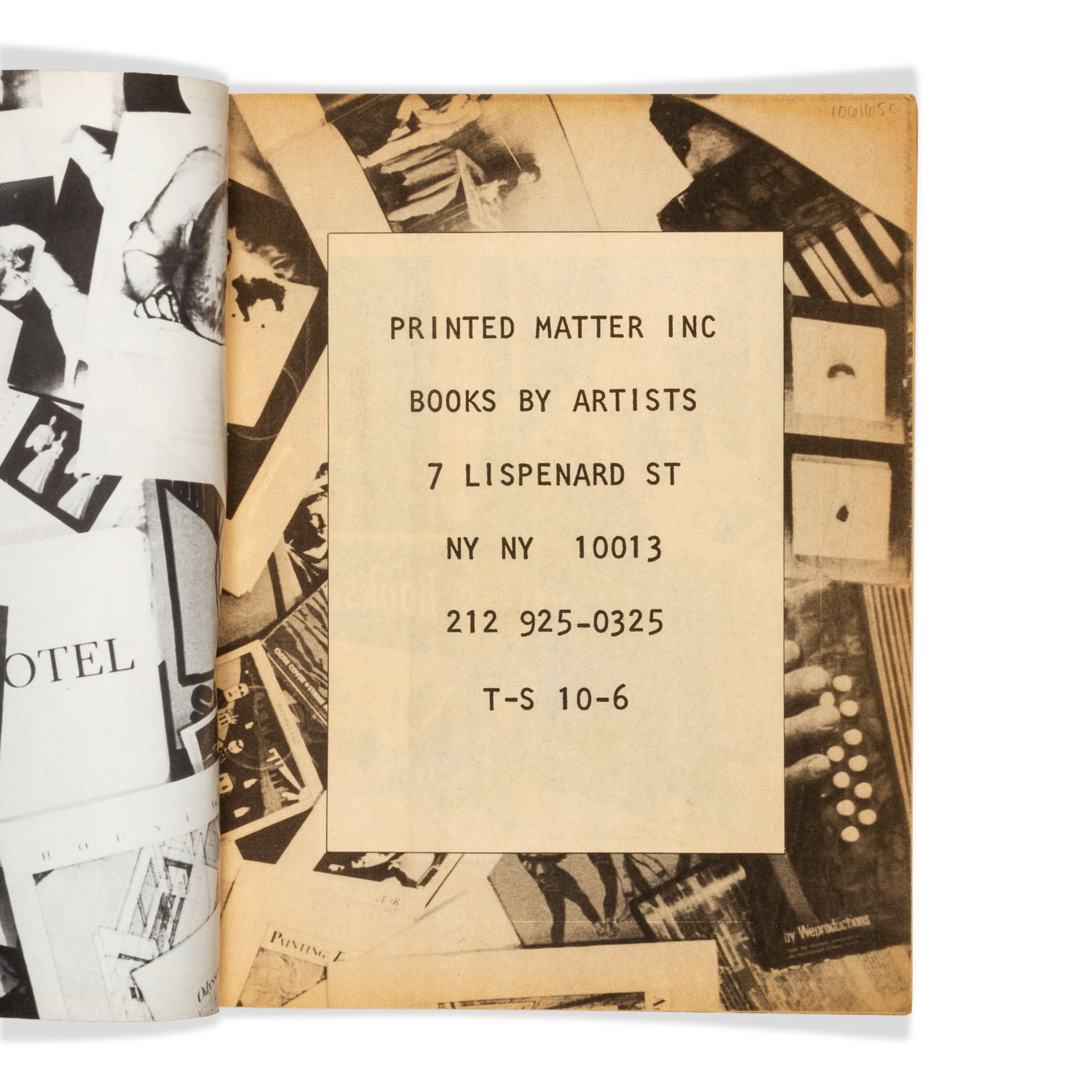 Printed Matter Catalog 1981 Douglas Stewart Fine Books