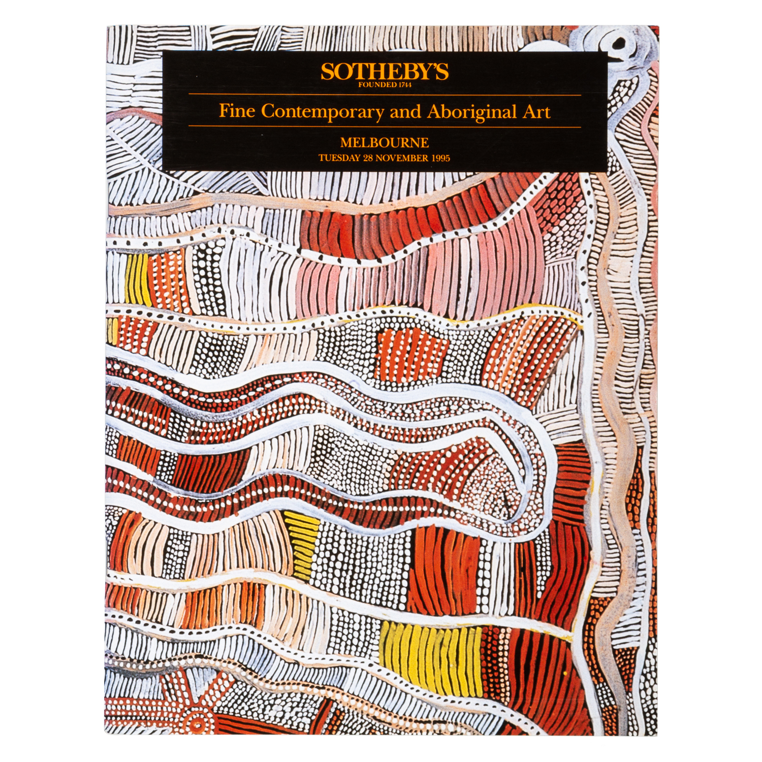 Sotheby's Fine Contemporary and Aboriginal Art. Melbourne Tuesday 28